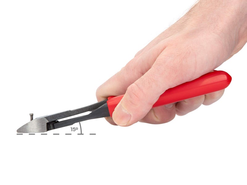 TEKTON 7 Inch Diagonal Cutting Pliers | PCT00007,Red - Image 4